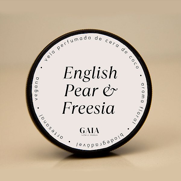 Vela Aromática English Pear and Freesia 50g