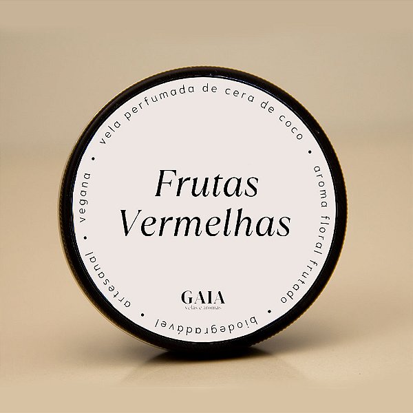 Vela Aromática Frutas Vermelhas 50g