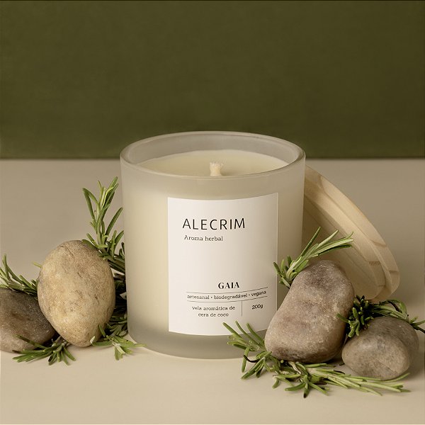 Vela Aromática Alecrim 200g