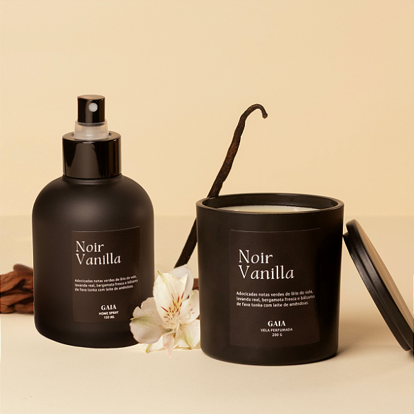 Kit Vela e Home Spray Noir Vanilla