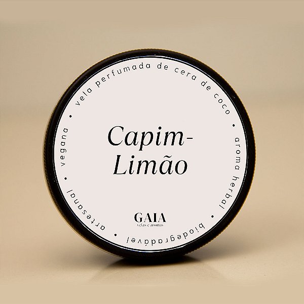 Vela Aromática Capim-limão 50g