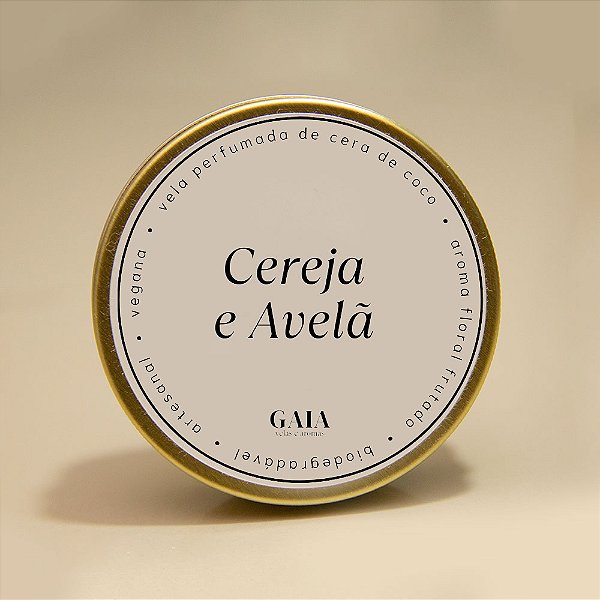 Vela Aromática Cereja e Avelã 50g