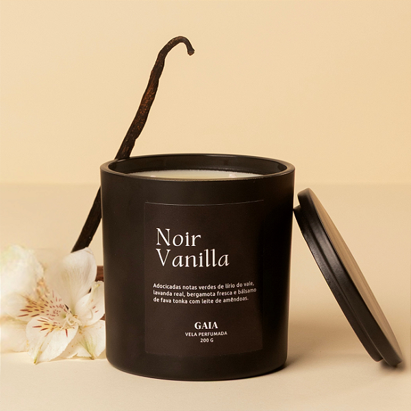 Vela Aromática Noir Vanilla 200g