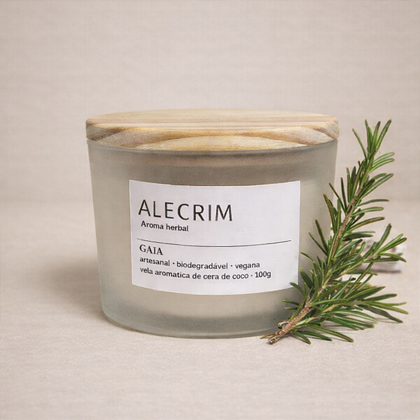 Vela Aromática Alecrim 100g