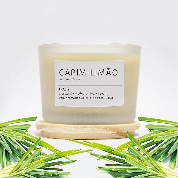Vela Aromática Capim-limão 110g