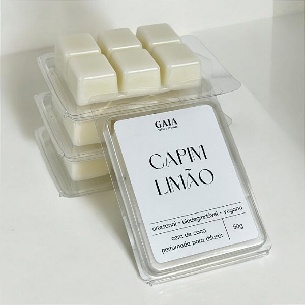 Pastilha de Cera Wax Melt Capim Limão