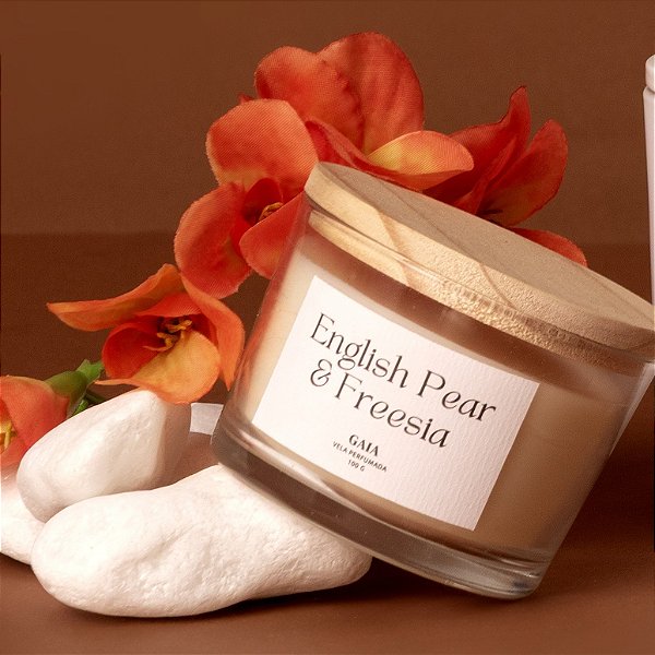 Vela Aromática English Pear & Freesia 100g