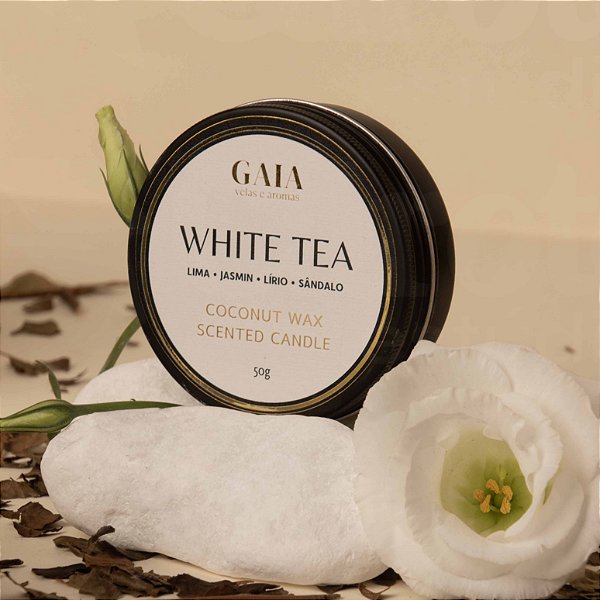 Vela Aromática White Tea 50g