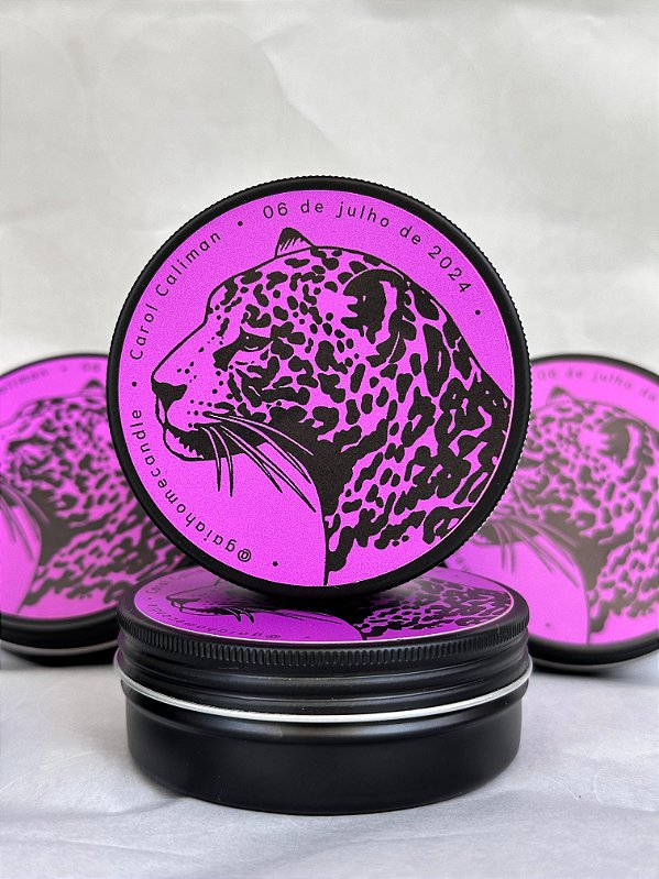 Vela Aromática Personalizada Lata 50g - Personalize