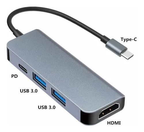 Adaptador Usb C Hdmi 4k Usb 3.0 Pd Samsung Dex Macbook
