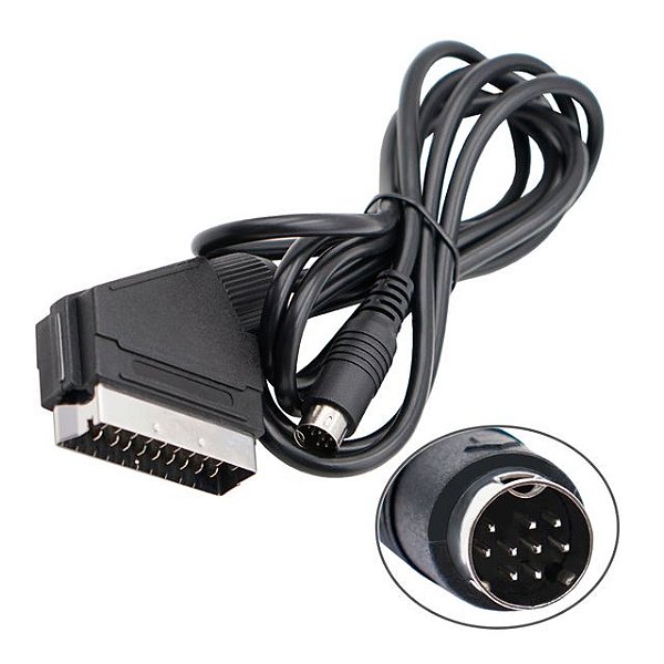Cabo Scart Rgb Mega Drive Md2 Melhor Qualidade de Imagem