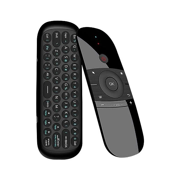 Controle Remoto Air Mouse W1 Giroscópio Android Tv Pc