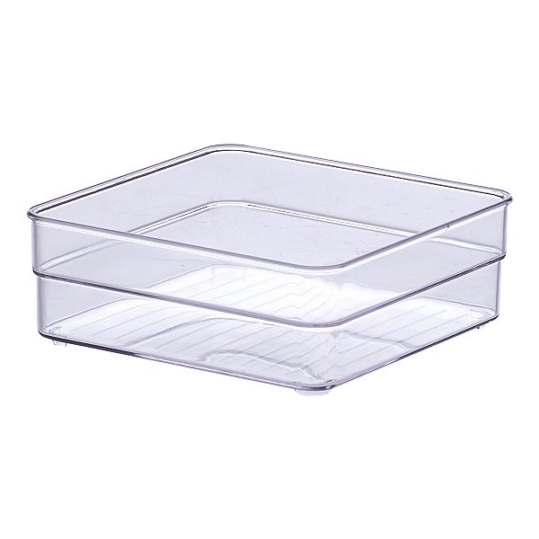 Organizador Diamond Paramount 15x15x5,2cm cristal