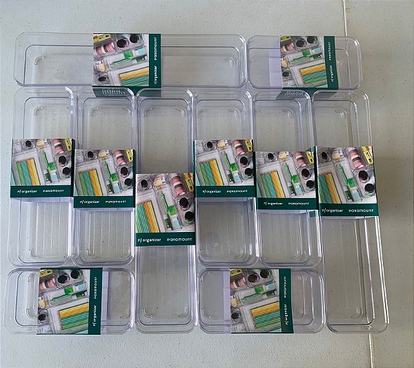 Kit gaveta de cozinha em acrílico