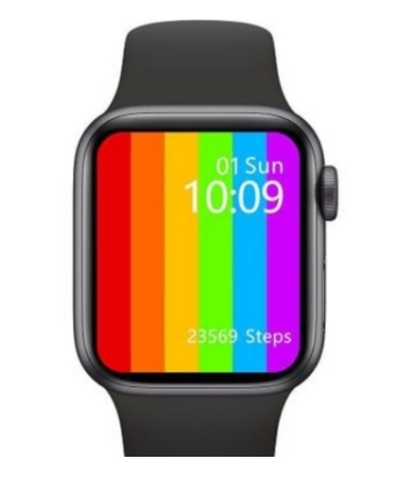 Relógio Inteligente iwo13 w56 44mm Preto + Película