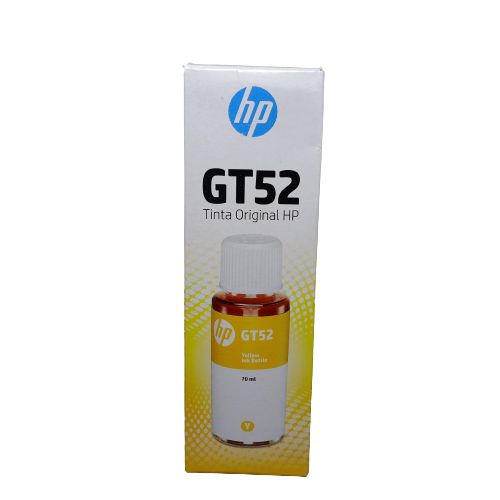 Refil de Tinta Para Impressora HP GT52 | M0H56AL | Amarelo 70ml Deskjet 5822 | 5810 | 5820 ORIGINAL