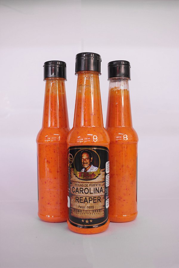 Molho de Pimenta Carolina Reaper 160G TIPEDO