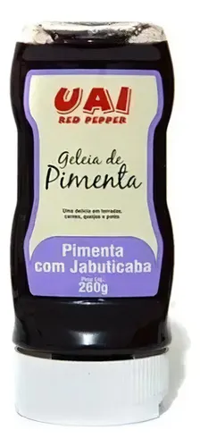 GELEIA DE PIMENTA JABUTICABA UAI