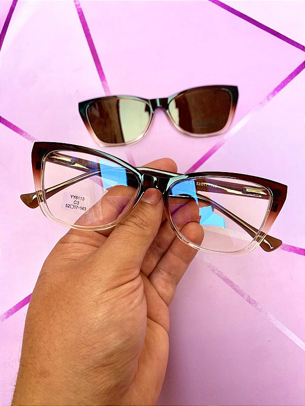 Óculos Clip-on Feminino - Doris