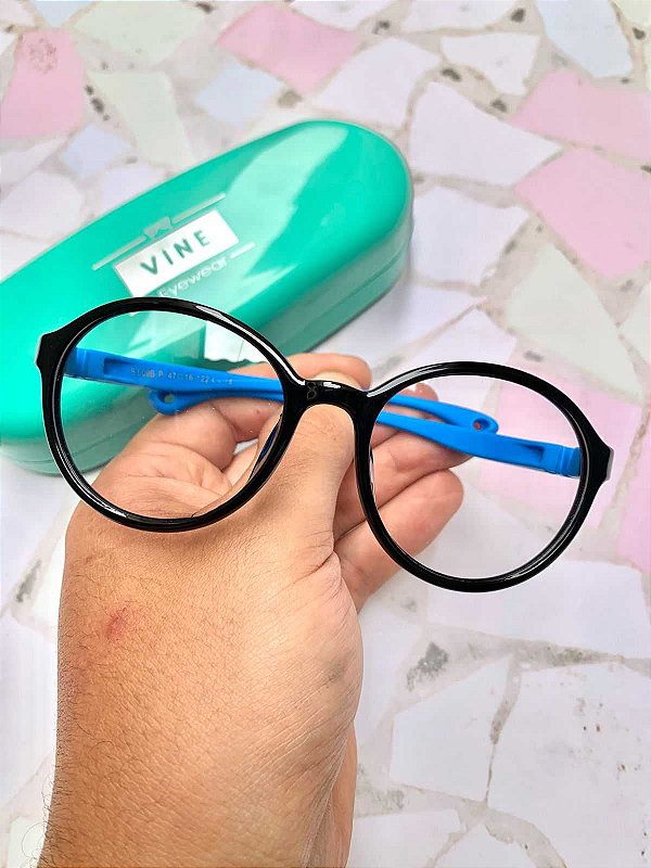 Armação Infantil Unissex Flexível - S609