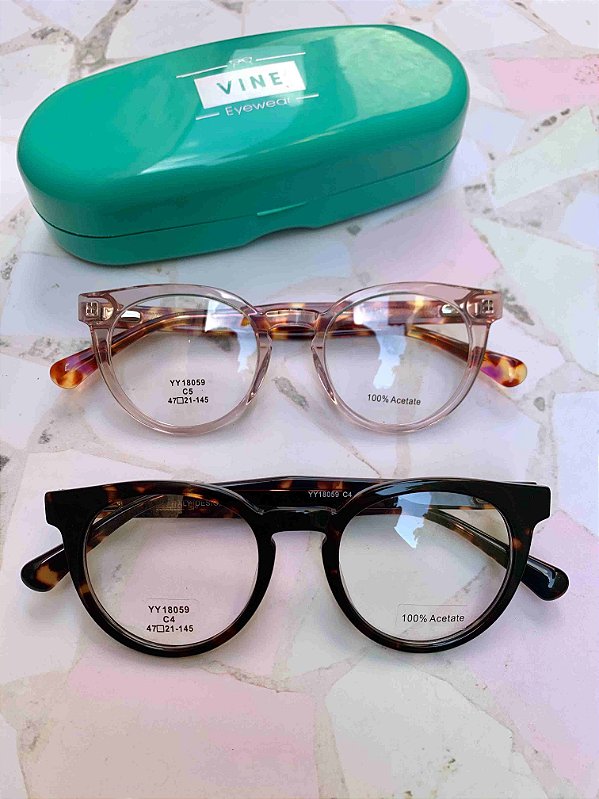 Armação Redonda Unissex - YY18