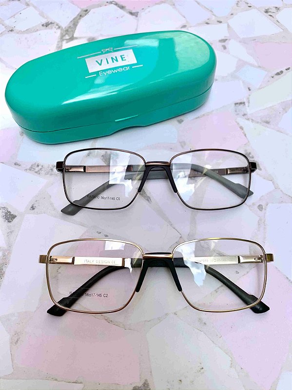 Armação Masculina com Ponte Anatômica - 70010