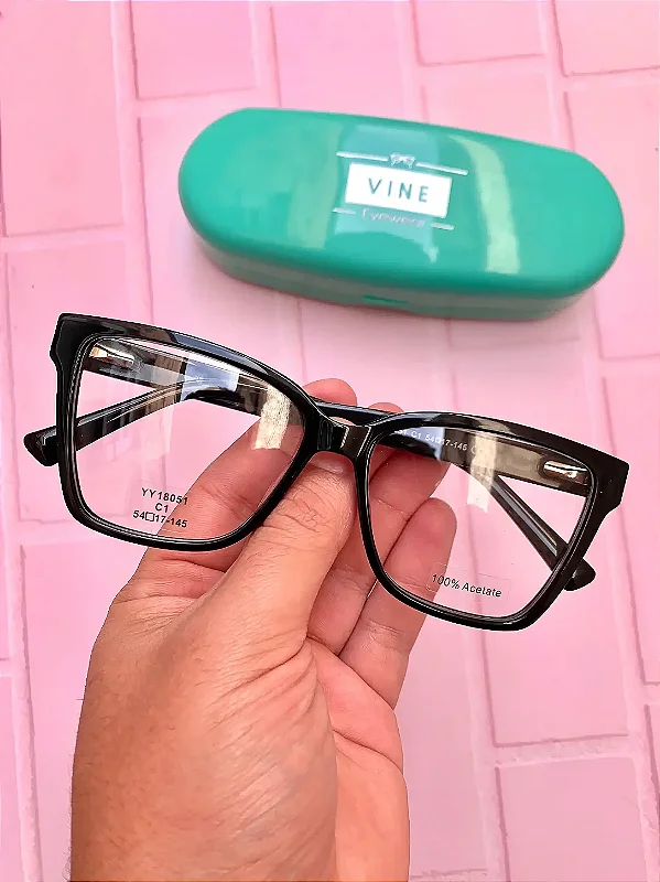 Armação Gatinho Feminina 100% Acetato - Rose