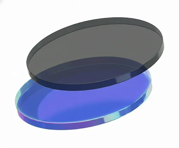Par Lentes 1.74 Fotossensíveis com Filtro Azul para Grau Alto