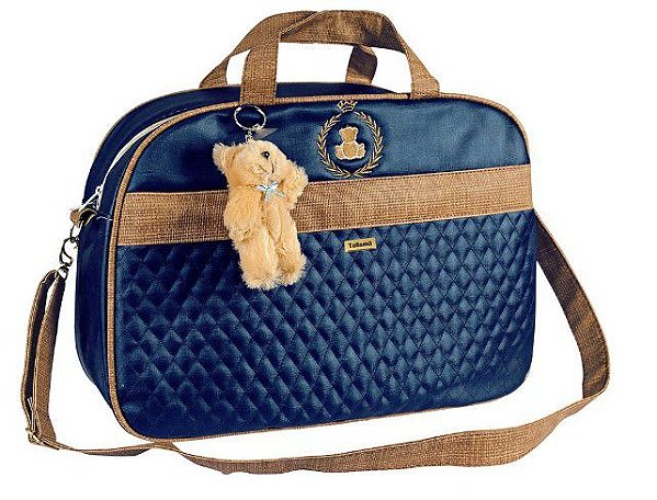 Bolsa Maternidade Marinho G 01 Peça - Coleção Puppi