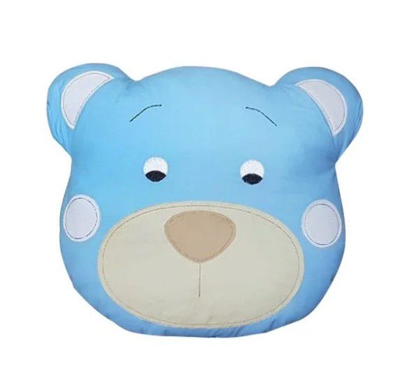 Almofada Decorativa Cara de Urso 01 Peça - Diversas Cores