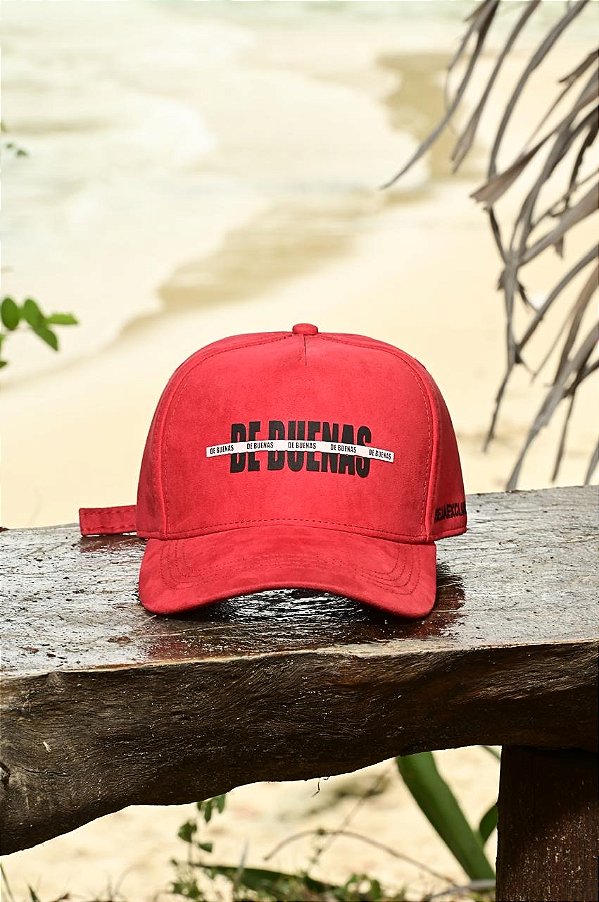 Boné Vermelho De Buenas Traço “Novo Ciclo”