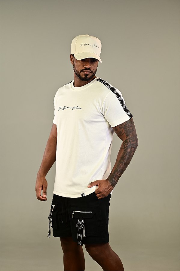 Camisa Off-White Elástico De Buenas Exclusive