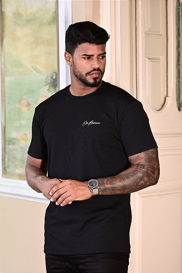 Camisa Preta Ana Ruga Escrita