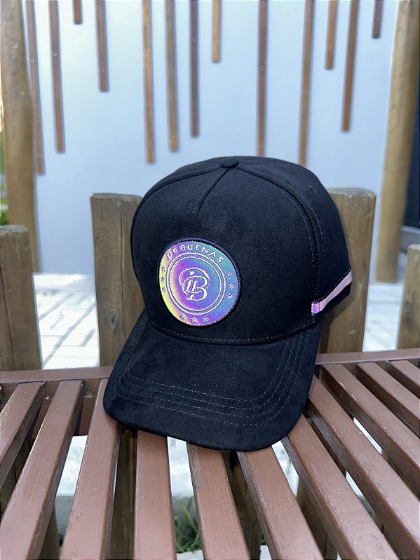 Boné Preto Circular Furta-Cor De Buenas