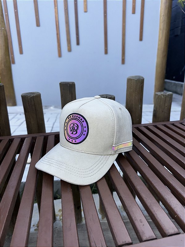 Boné Bege Circular Furta-Cor De Buenas