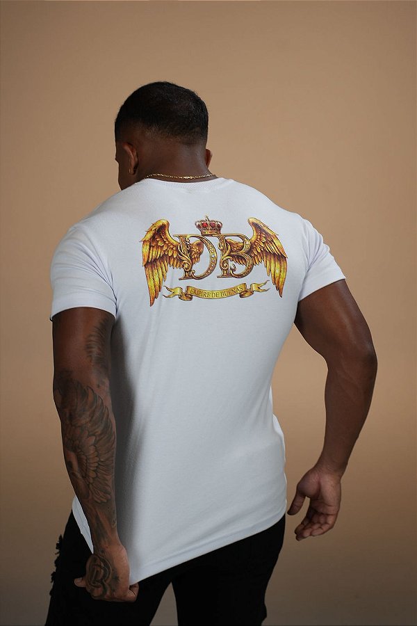 Camisa Branca Asa Costas De Buenas