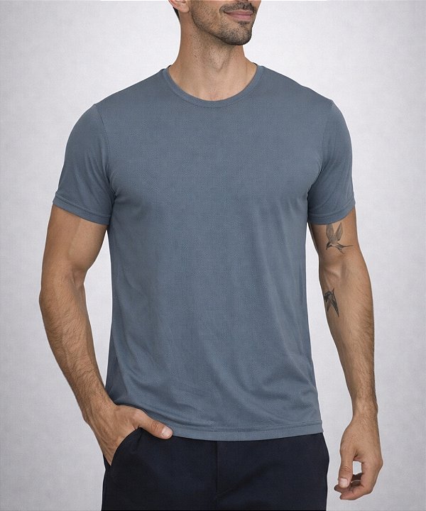 Camiseta Dry Masculina Thermo Cinza
