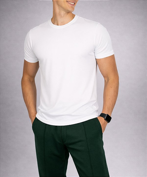 Camiseta Dry Masculina Thermo Branca