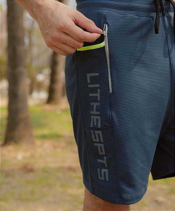 Shorts Masculino com Bolsos Funcionais Lithe Sports Grafite