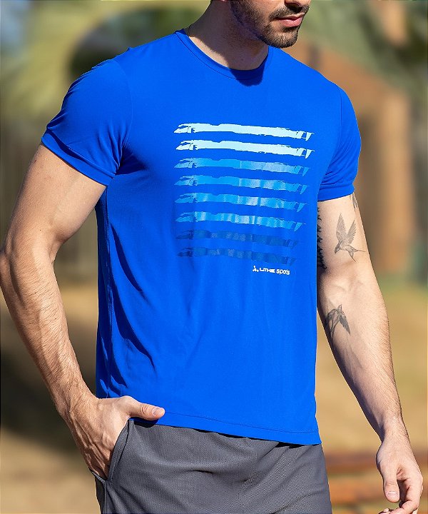 Camiseta Dry Poliamida Tide Royal