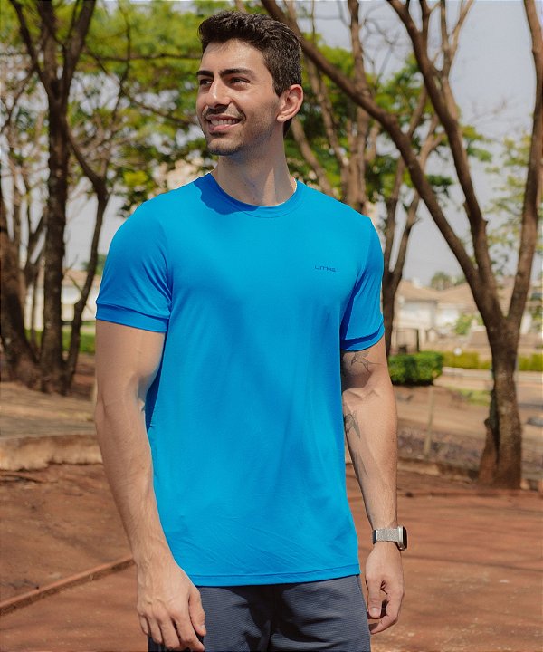 Camiseta Térmica Masculina Future Azul Claro