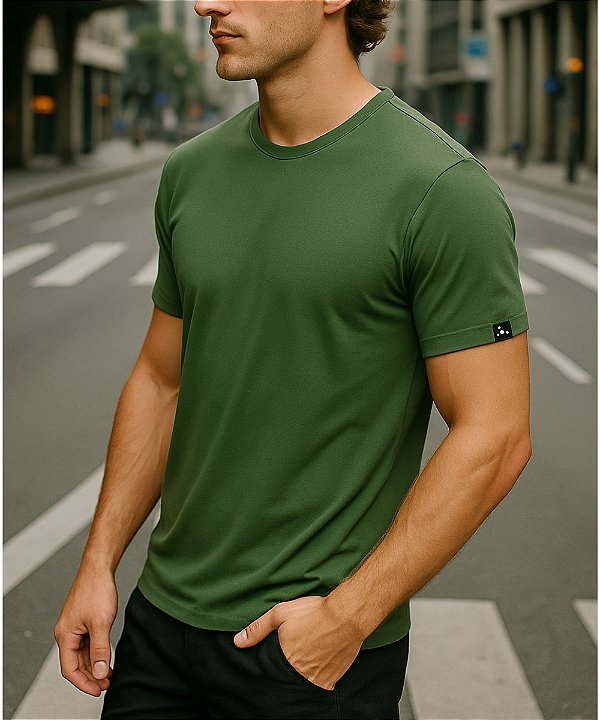 Camiseta Thermo UV Verde Militar