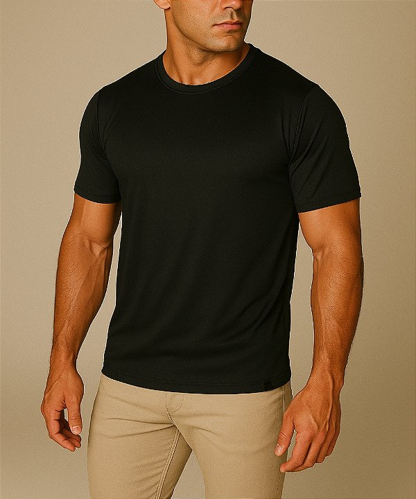 Camiseta Thermo UV Masculina Preta