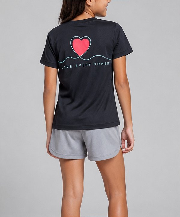Camiseta Dry Infantil Love Marinho