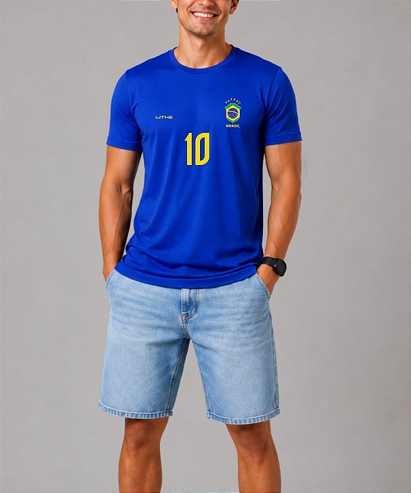 Camiseta Dry Masculina Royal Brasil