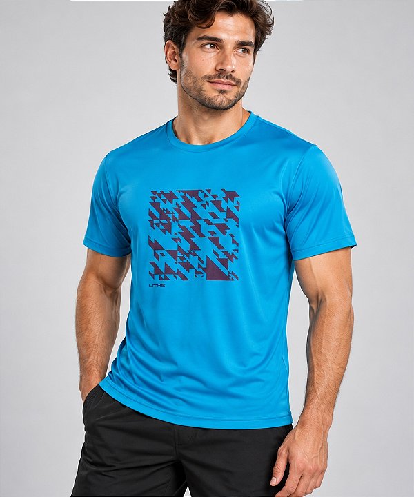 Camiseta Dry Poliamida Brisa Celeste