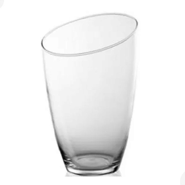 Vaso Diagonal Transparente - Tamanho M