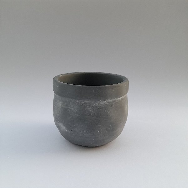 Vaso Oval Cinza dolomita tamanho P