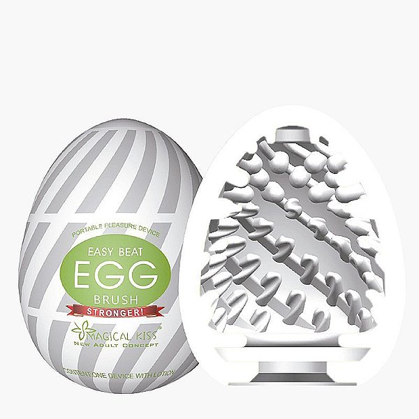 Ovo Masturbador Egg Magical Kiss Brush - 7017