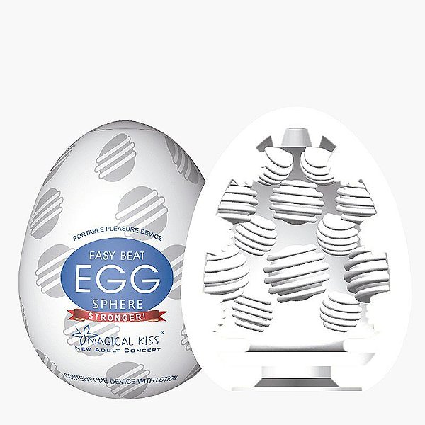 Ovo Masturbador Egg Magical Kiss Sphere - 7017